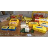 Dinky Toys vehicles, many modern, a Vanguard Austin A40 van, boxed, Daimler ambulance, Lesney