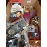 Several vintage car parts, etc.