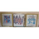 Three Guy Weir colour prints including two African themed