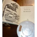 8mm home movie of The Badminton Horse Trials, c. 1950's, together with Pat Smythe's Book of Horses