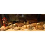 Assorted wooden items