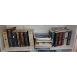 Shelf of paperbacks, inc. 'Game of Thrones' set and Sansom's 'Shardlake', etc.