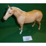 Beswick palomino horse