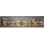 Collection of commemorative china
