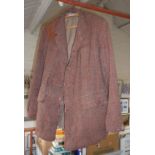 Edwardian Herringbone tweed fishing/shooting jacket and Hardy "The Victor" fly fishing rod