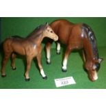 Beswick foal and horse