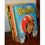 Four 1960's Beano Annuals and a 1966 Dennis the Menace Annual
