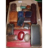 Collection of vintage and antique jewellery cases and boxes (empty)