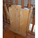 Artist's wooden Plein Air combined easel and paint box with shoulder strap