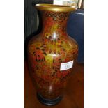 Large Oriental Cloisonné vase, 33cm