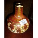 Pilkingtons Royal Lancastrian lustre vase, having Persian style decoration, c.1925, impressed