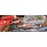 Lone Star die-cast train set and accessories, Hornby Railways tank engine with track, plans etc