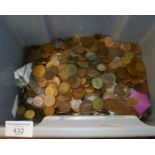 Large quantity of copper and other coins