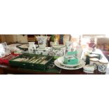 Large collection of Portmeirion Botanic Garden china including, boxed sets of cutlery, table mats,