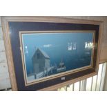 Keith Reynolds, a large colour print 72/495, titled "Sea Shack", image size, 14" x 28", signed in