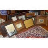 Quantity of wooden photograph frames