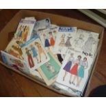 Quantity of vintage dress patterns