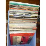 Large collection of classical vinyl LPs