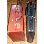 A Samsonite briefcase and leather similar