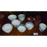 Collection of assorted Chinese tea bowls