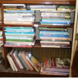 Large collection of books on railways (two shelves)