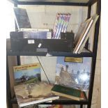 Books on Railways and a quantity of CD recordings of steam engines