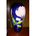 William Moorcroft Magnolia vase, 12.5" tall, green painted mark