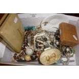 Assorted costume jewellery, etc.