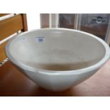 Keith Murray Wedgwood Moonstone salad bowl (some crazing)