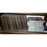 9 hardback volumes of "A History of Painting" by MacFall (early 20th c.) and a 10 volume set of