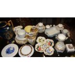 Quantity of assorted china, inc. Satsuma (made in Japan) vases, etc.