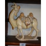 Chinese Tang camel figurine, 27cm high