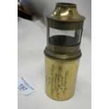 19th c. brass pocket microscope being an 1864 City of London School prize