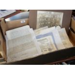 Collection of documents and correspondence with photographs relating to the family of Thomas
