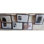 Autographed photo of Phil Collins, signed and dedicated photos of David Jason, Ronnie Barker, John