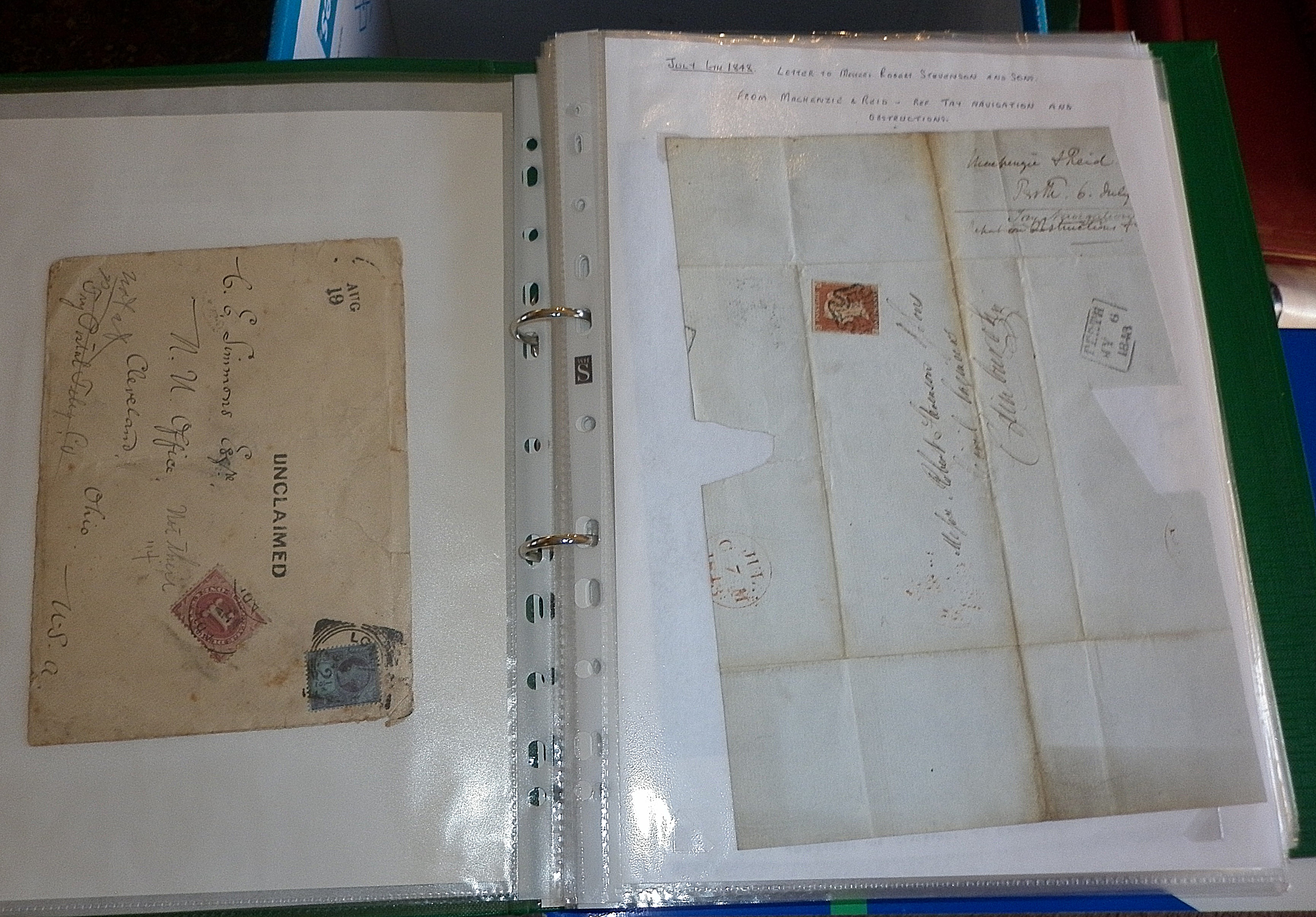 Comprehensive pharology collection of stamps and postal history, 1st Day Covers, inc. 1840's