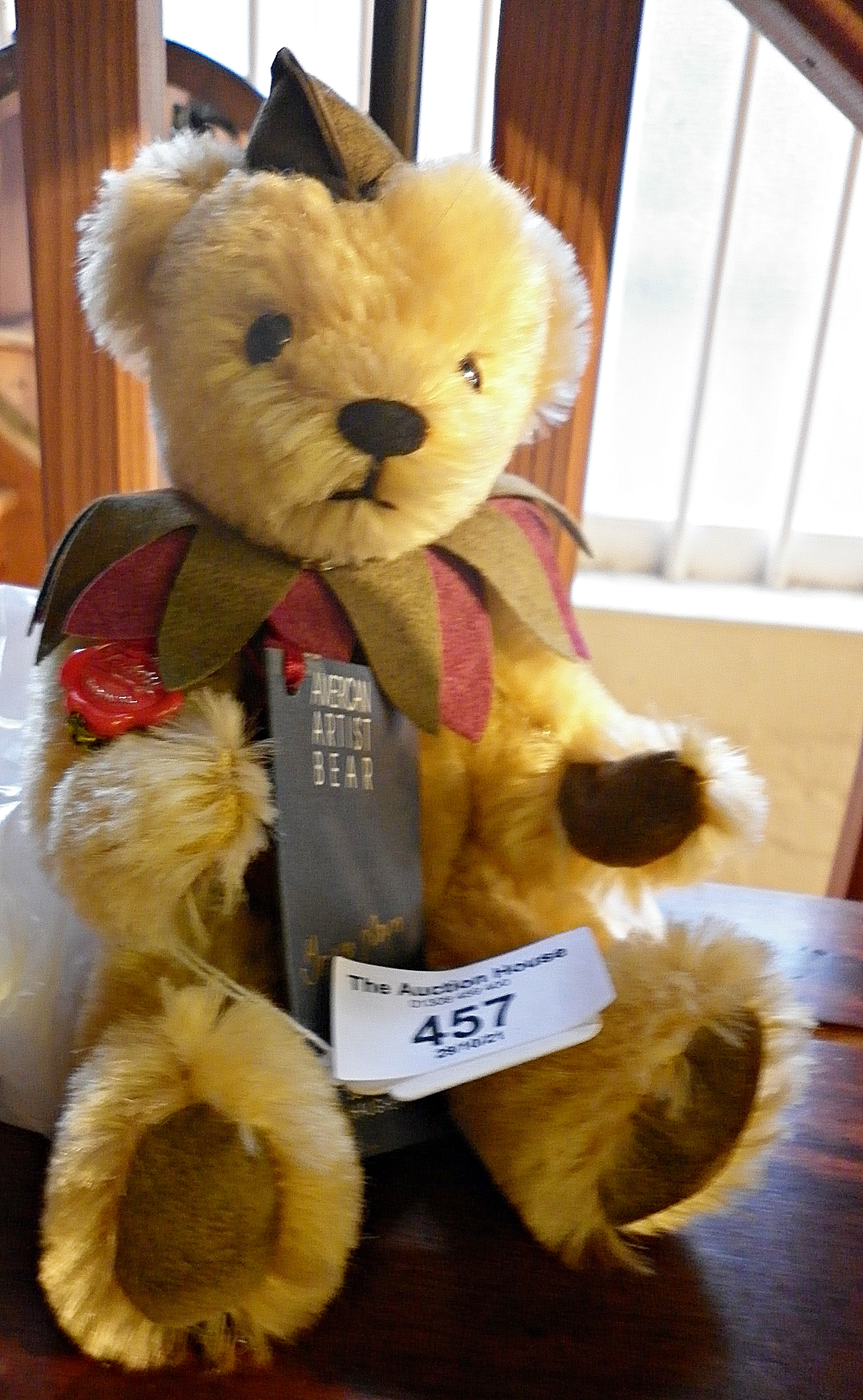 Hermann 'Little Robin' American Artist Teddy Bear, signed by the artist, Joyce Ann Haughey,