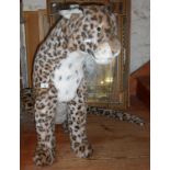 A Steiff studio leopard, 31" tall