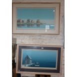 Keith Reynolds colour prints:- "Quiet Harbour", signed and with COA verso, image size 16" x 30"