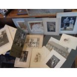 Group of Victorian, Edwardian and later photographs, inc. weddings, Guys Hospital wards, and some