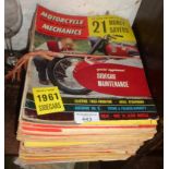 Motorcycle, Scooter and Three Wheeler Mechanics - quantity of 1960's magazines
