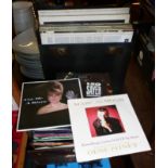 Case of 1980's vinyl singles