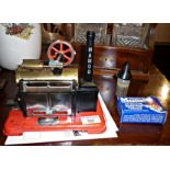 Mamod Stationary steam engine and accessories