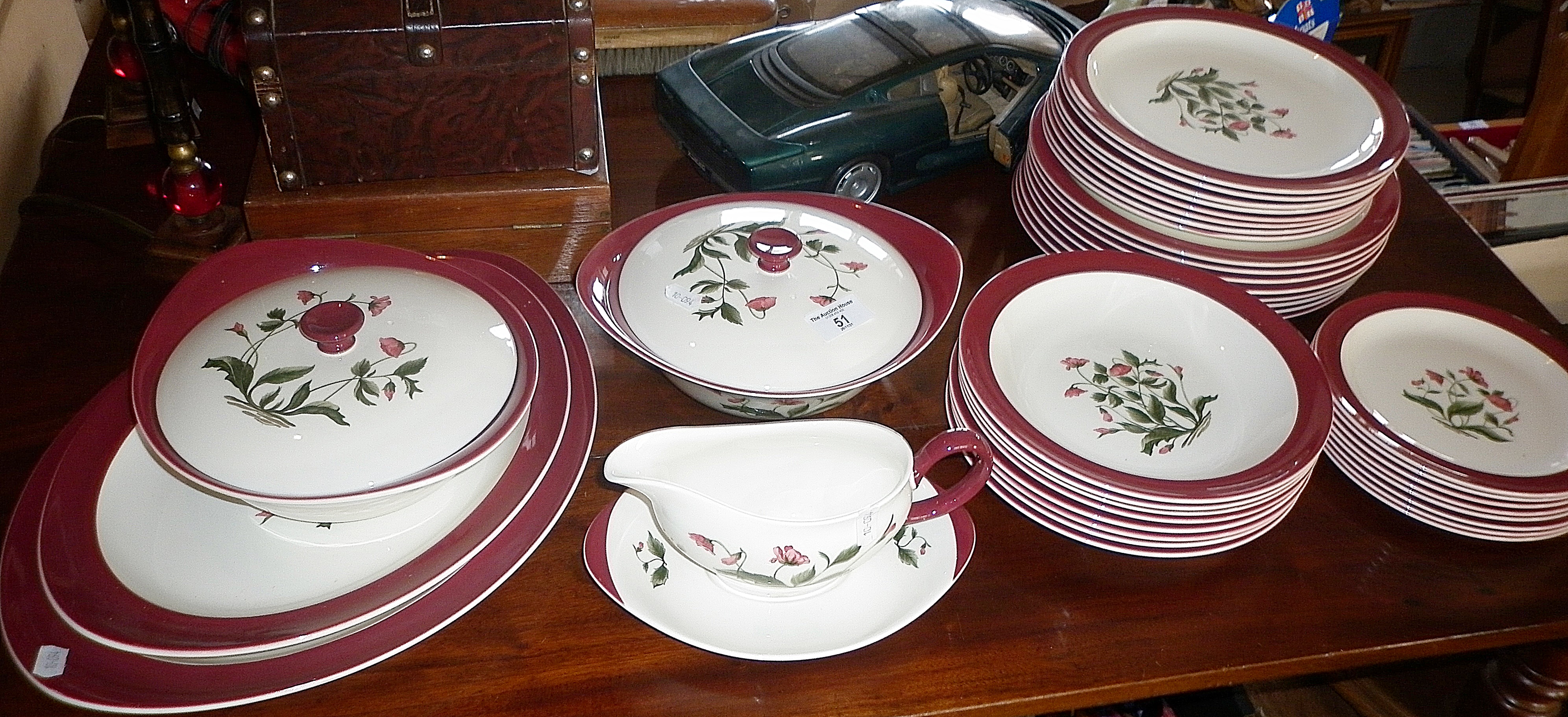 Wedgwood "Mayfield" china dinner service, 38 pieces, inc. tureens