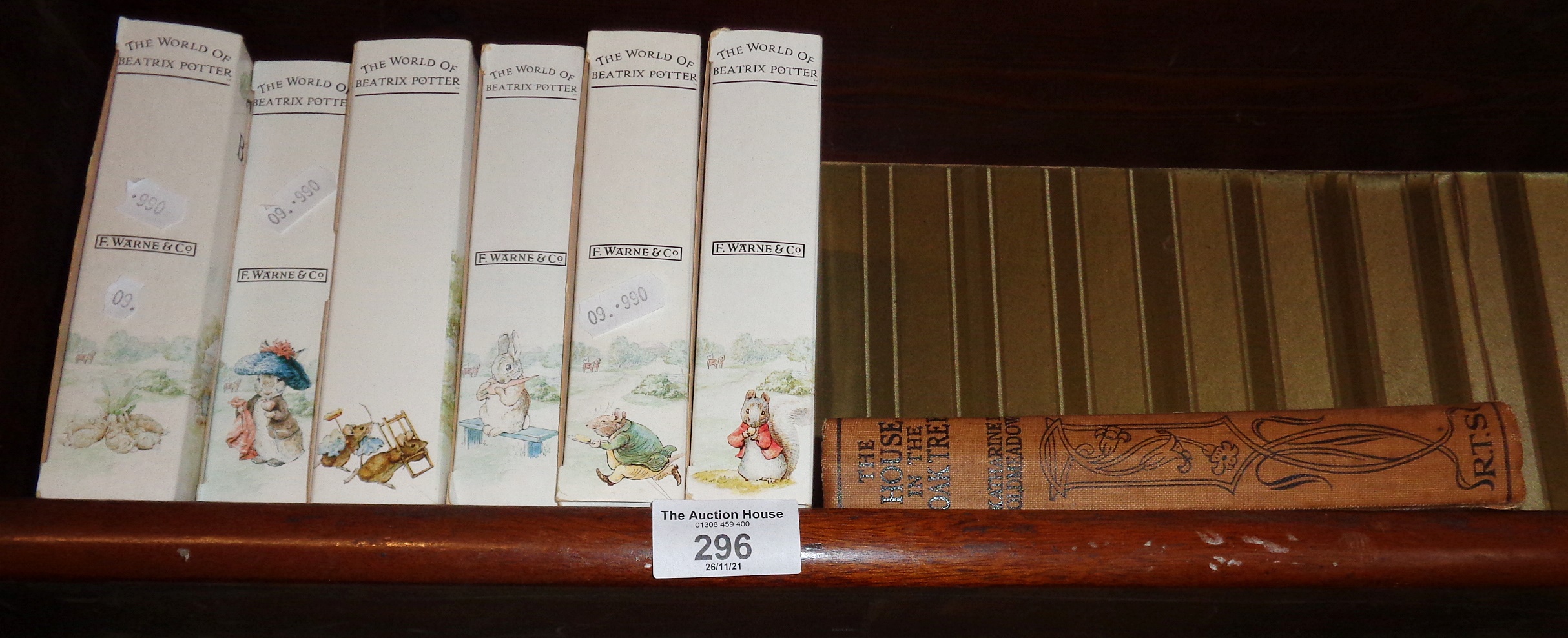 6 box set of "The World of Beatrix Potter" and another book