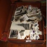 Good collection of vintage photographs and family snapshots in a suitcase
