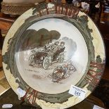 Royal Doulton series ware: Early Motoring series plate "Nerve Tonic"