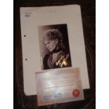 Signed photo of Julie Christie COA