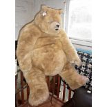 Large Kodiak bear 40, plush, 38" high by the Manhattan Toy Company