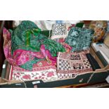 Five various saris